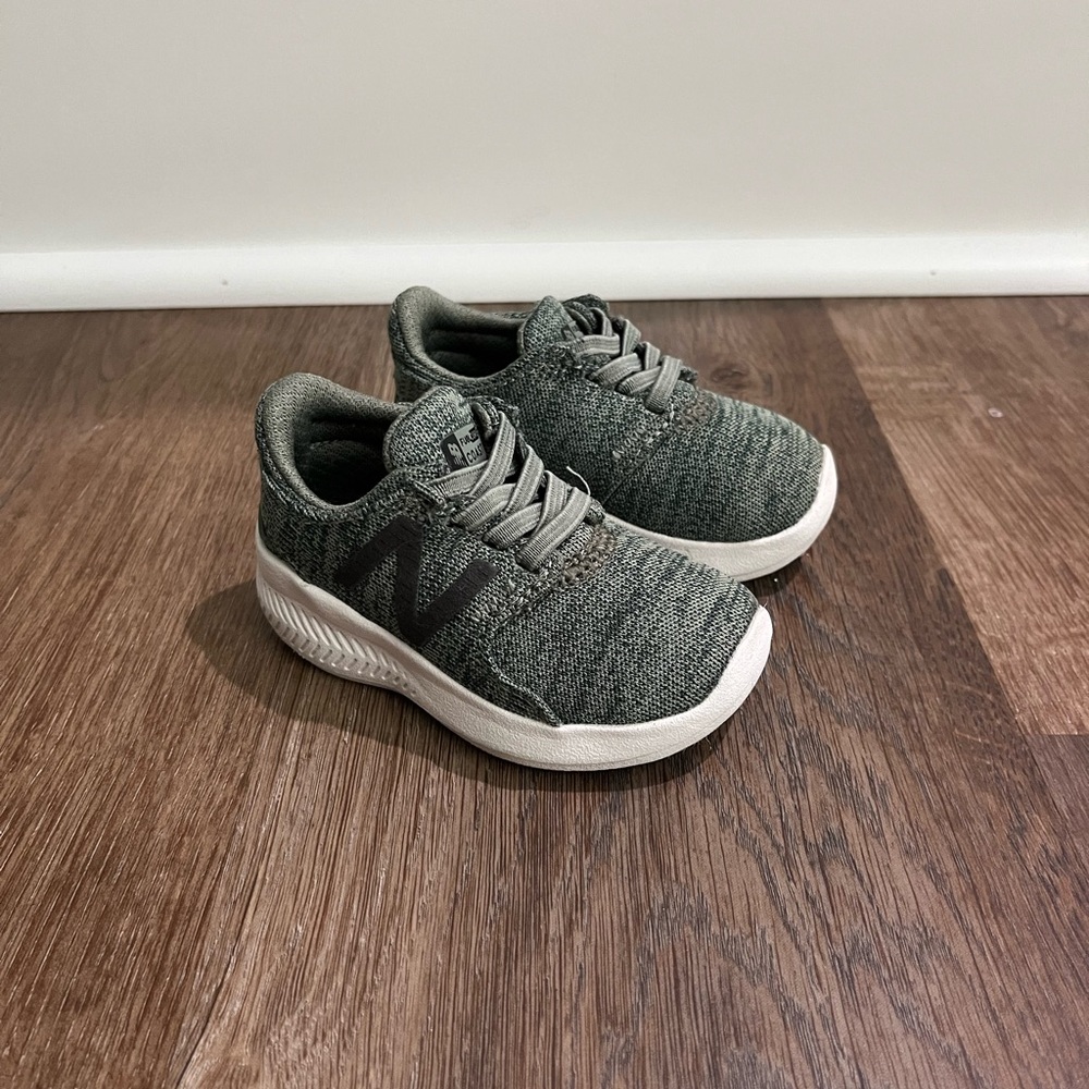 New Balance Olive Green Baby or Toddler Sneakers